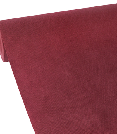 Product foto van Vlies Tafelkleed bordeaux soft selection 40x90cm
