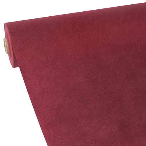 Product foto van Vlies Tafelkleed bordeaux soft selection 40x90cm