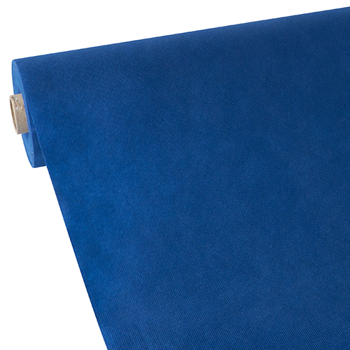 Product foto van Vlies Tafelkleed donkerblauw 40m x 0.9m soft selection