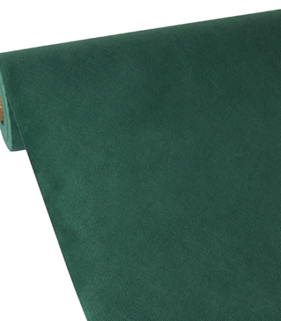 Product foto van Vlies Tafelkleed donkergroen 40m x 0.9m soft selection