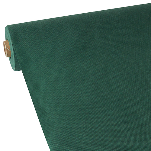Product foto van Vlies Tafelkleed donkergroen 40m x 0.9m soft selection