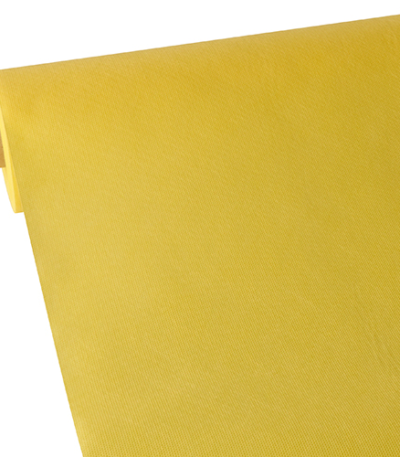 Product foto van Vlies Tafelkleed geel 40m x 0.9m soft selection