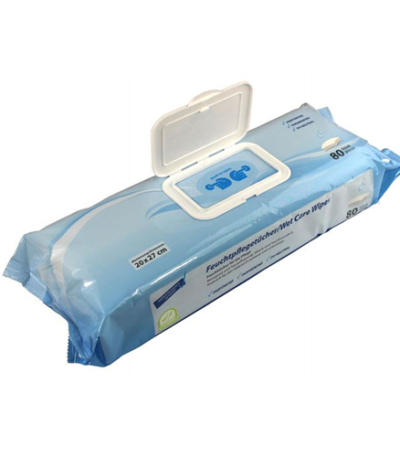 Product foto van Vochtige doekjes Medi-Inn wit set van 80