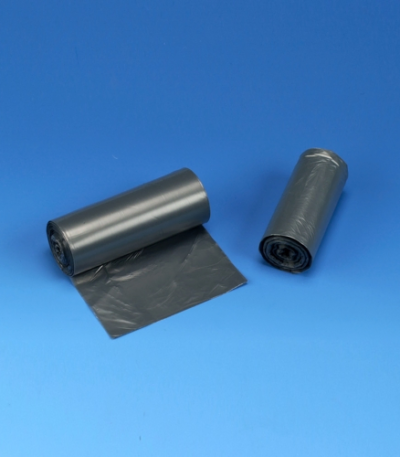 Product foto van Vuilniszakken HDPE grijs set van 50 30l