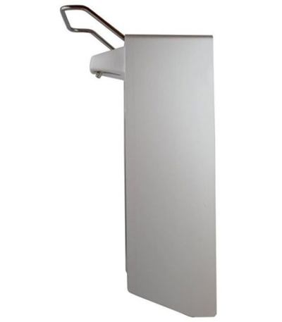 Product foto van Zeepdispenser wandmontage aluminium 1000ml