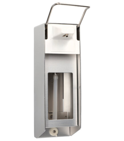 Product foto van Zeepdispenser wandmontage aluminium 1000ml