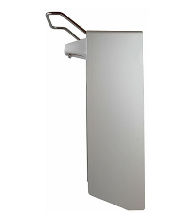 Product foto van Zeepdispenser wandmontage aluminium 500ml