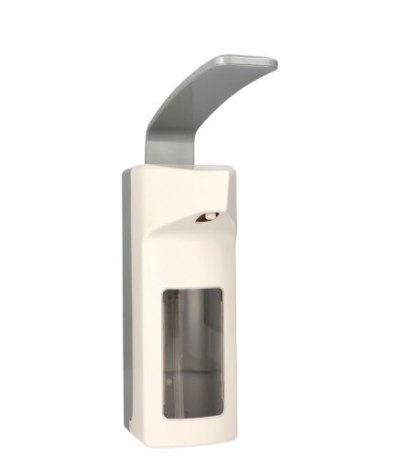 Product foto van Zeepdispenser wandmontage wit Kunststof 500ml