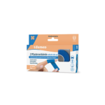 Product foto van Zelfklevende pleisters/bandages blauw 2 rollen 5m
