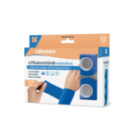 Product foto van Zelfklevende pleisters/bandages blauw set van 6 5m x 5cm