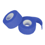 Product foto van Zelfklevende pleisters/bandages blauw set van 9 5m x 2