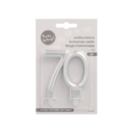 Product foto van Zilveren jubileumkaarsen met houder 7cm set van 70