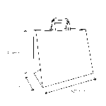 Product foto van Papieren tassen Extra groot kraft 90 gr. 32+22x34cm