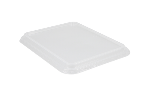 Product foto van PP deksel tbv CPET tray 1 en 2 vaks
