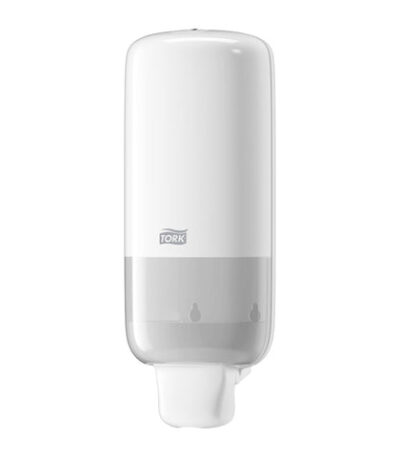 Product foto van Tork S4 Vloeibare en Sprayzeep Dispenser wit