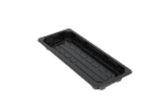 Product foto van Sushi tray SY-02 + deksel 222x90x20mm Zwart