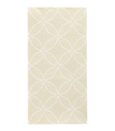 Product foto van 1/8 vouw Servetten champagne 40x40 cm set van 50 ROYAL Collection Circle Flowers