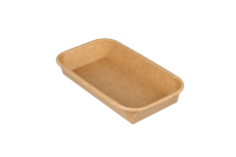 Product foto van Sushi tray karton TA-01 + deksel 160x90x25 Kraft