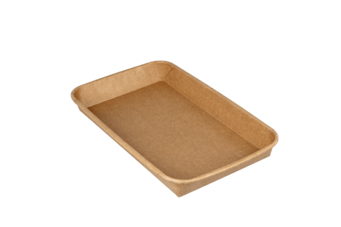 Product foto van Sushi tray karton TA-07 + deksel 220x137x25 Kraft