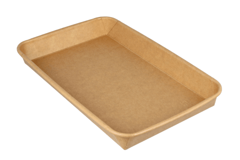 Product foto van Sushi tray karton TA-09 + deksel 240x150x25 Kraft
