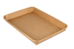 Product foto van Sushi tray karton TA-11 + deksel 255x180x25 Kraft