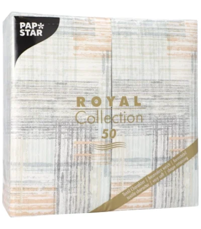 Product foto van Servetten 1/8 vouw 40 cm x 40 cm Modern set van 50 Royal Collection