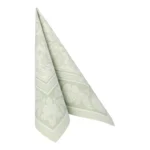 Product foto van Servetten jade green 1/4 vouw 40x40 cm set van 20 ROYAL Collection Ornaments