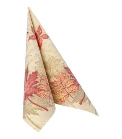 Product foto van Servetten papier Autumn Colours 40x40 cm set van 20 ROYAL Collection