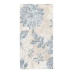 Product foto van Servetten papier arctisch blauw 1/8 vouw 40 cm x 40 cm set van 50 ROYAL Collection