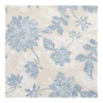 Product foto van Servetten papier arctisch blauw 40 cm x 40 cm 1/4 vouw set van 20 ROYAL Collection Flowers