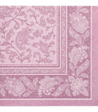 Product foto van Servetten papier paars set van 20 ROYAL Collection