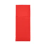 Product foto van Servetten rood 40 cm × 30 cm bestekvouw ROYAL Collection set van 50