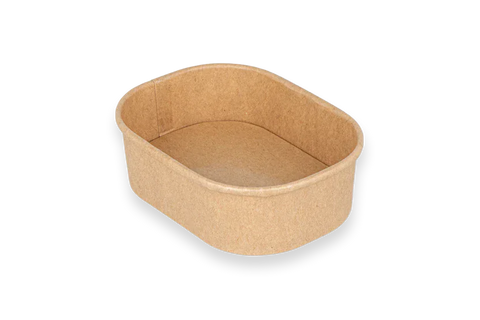 Product foto van Sausbakjes 150ml 108mm rechthoekig kraft