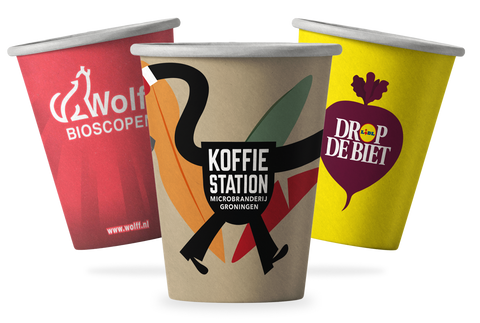 Product foto van Bedrukte koffiebekers
