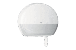 Product foto van Tork® T1 Jumbo Toiletpapier Dispenser Hoge Capaciteit Elevation Lijn Wit (554000)