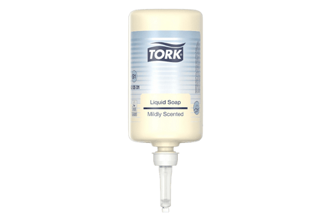 Product foto van Tork® S1 Mild Geparfumeerde Vloeibare Handzeep 6 x 1000 ml Frisse geur (420501)
