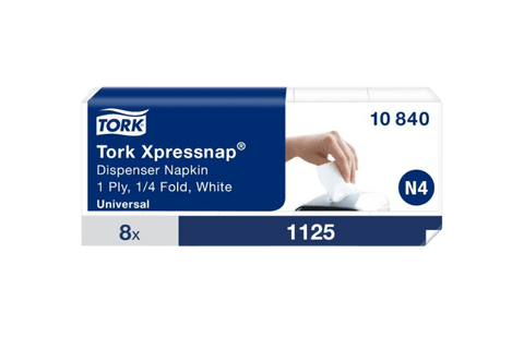 Product foto van Tork N4 Xpressnap® Dispenserservet wit 10840