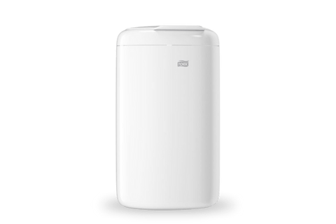 Product foto van Tork B3 Afvalbak 5 liter met deksel wit 564000