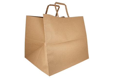 Product foto van Papieren pizza tassen kraft 110 gram 36