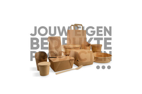 Product foto van rPET deksel transparant t.b.v. snackpan