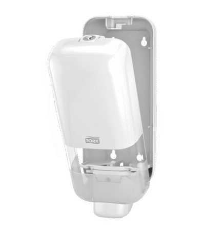 Product foto van Tork® S4 Zeep en Handdesinfectie Dispenser Wit (564500)