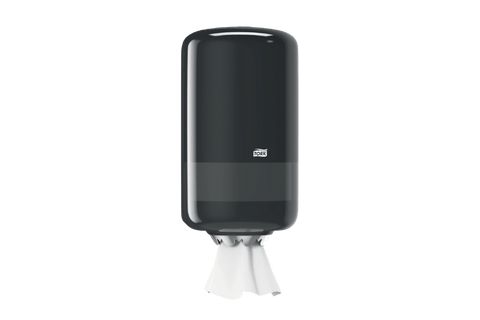 Product foto van Tork® M2 Mini Centerfeed Dispenser Elevation Lijn Zwart (558008)