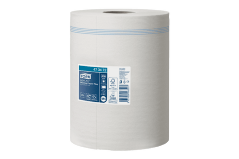 Product foto van Tork Reflex™ M4 Plus Centerfeed Poetspapier SmartCore® 6x450 vellen Wit (473472)