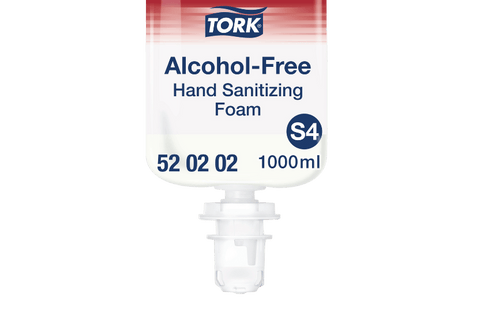 Product foto van Tork® S4 Alcoholvrije Foam voor Handdesinfectie 6x1000ml (520202)