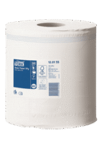 Product foto van Tork® M2 Basic Centerfeed Poetspapier 6x300 m Wit (120155)