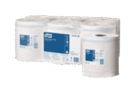 Product foto van Tork® M2 Basic Centerfeed Poetspapier 6x300 m Wit (120155)