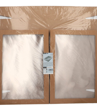 karton hoekig 8 cm x 31 cm x 45 cm bruin