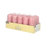Product foto van 10 Stompkaarsen Ø 40 mm · 90 mm oudroze