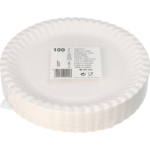 karton rond Ø 23 cm wit