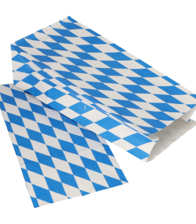 Product foto van 100 Kipzakken 28 cm x 13 cm x 8 cm "Bayrisch Blauw" 1/1